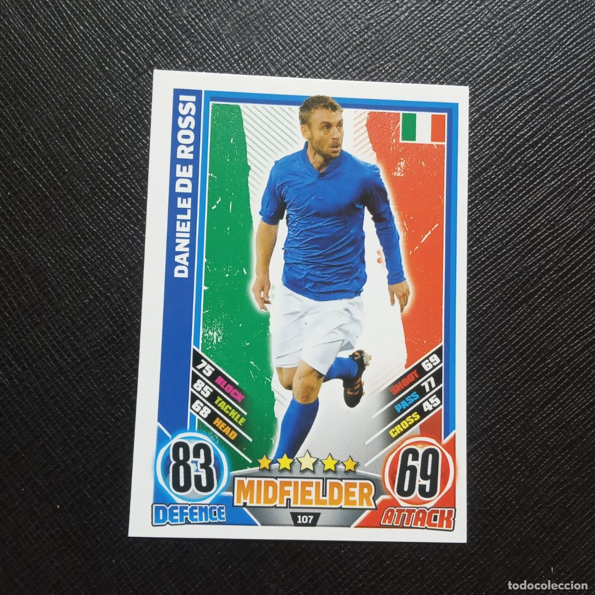 Fu&szlig;ball-Sticker: 107 DE ROSSI ITALIA TOPPS MATCH ATTAX EURO 2012 EUROCOPA 12 CROMO FUTBOL - (MD96/97-4) PG35