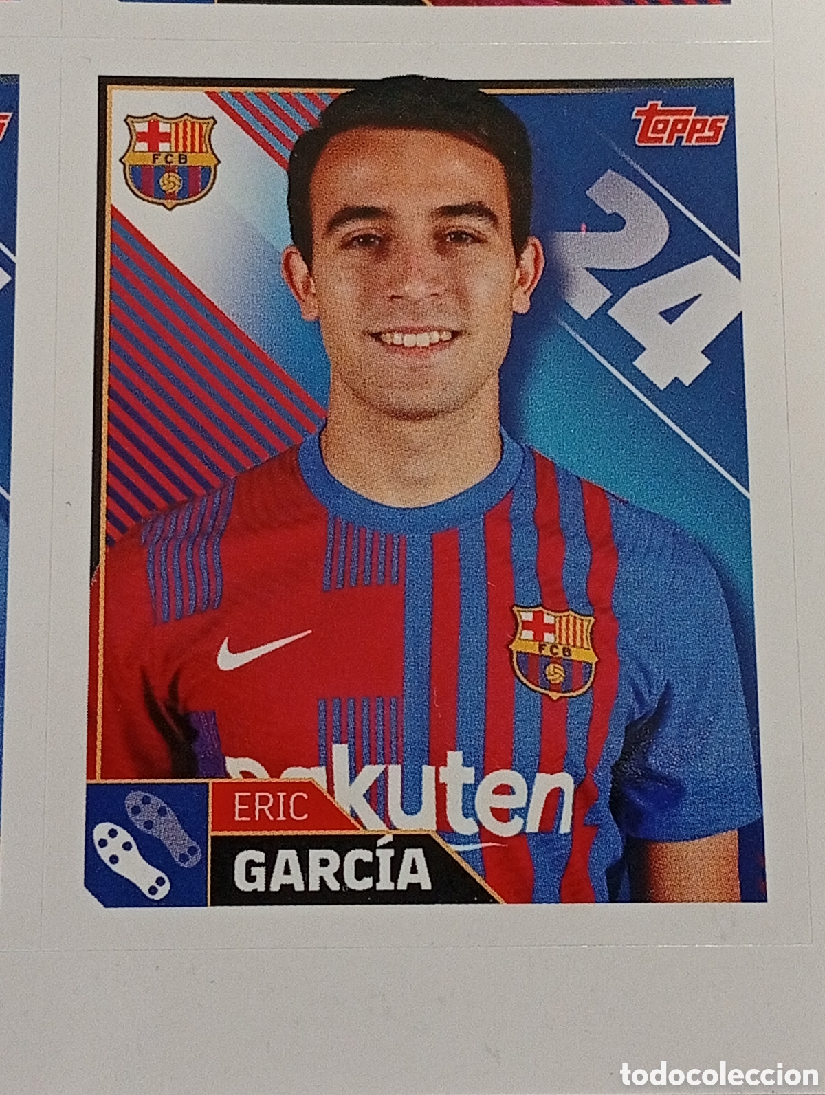 Figurine di Calcio: 11 ERIC GARCIA BARCELONA BAR&Ccedil;A COLECCI&Oacute;N OFICIAL CROMO STICKER ESTAMPA TOPPS 2021-2022 21-22