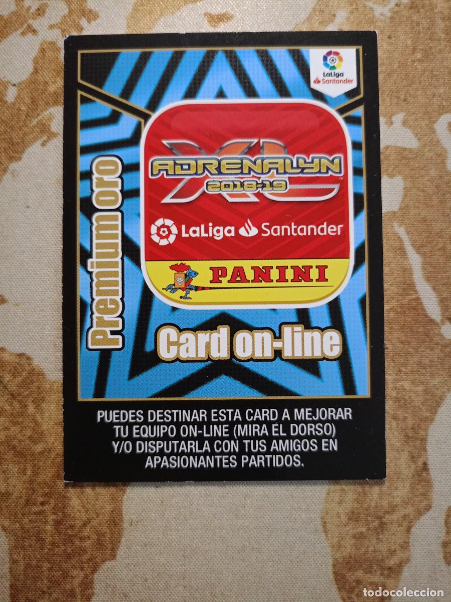 Cromos de F&uacute;tbol: Premium oro CARD ONLINE Adrenalyn 2018-19