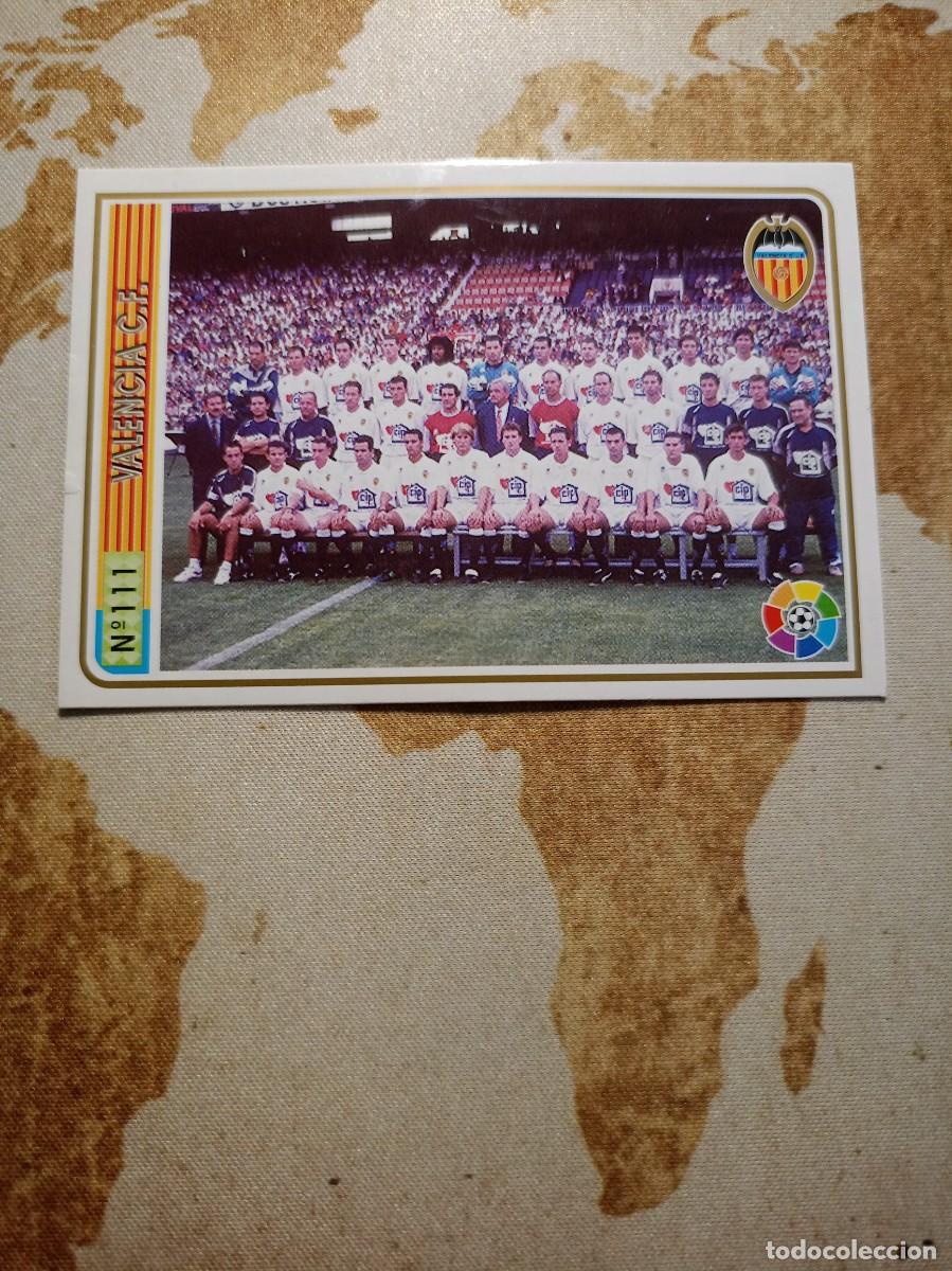 Fu&szlig;ball-Sticker: Valencia 111 PLANTILLA Mundicromo Las fichas de la liga 1994-95