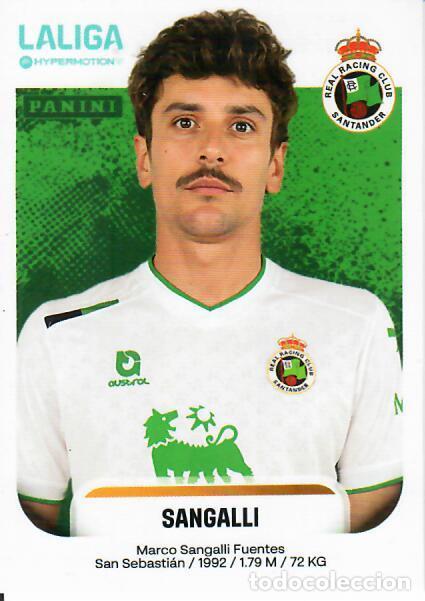 Cromos de Futebol: PANINI HYPERMOTION 2025-26 (25 - 26) - N&ordm; 338 - SANGALLI - RACING DE SANTANDER