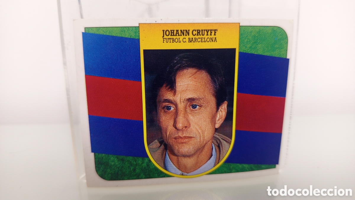 Cromos de F&uacute;tbol: ❇️ CROMO STICKER JOHANN CRUYFF BARCELONA 91 92 1991 1992 ESTE DESPEGADO ❇️