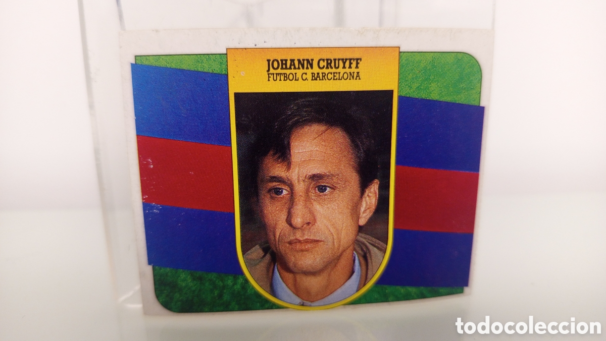 Cromos de F&uacute;tbol: ❇️ CROMO STICKER JOHANN CRUYFF BARCELONA 91 92 1991 1992 ESTE DESPEGADO ❇️