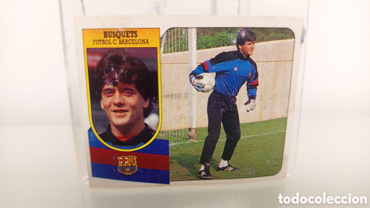 Cromos de F&uacute;tbol: ❇️ CROMO STICKER BUSQUETS BARCELONA 91 92 1991 1992 ESTE DESPEGADO ❇️
