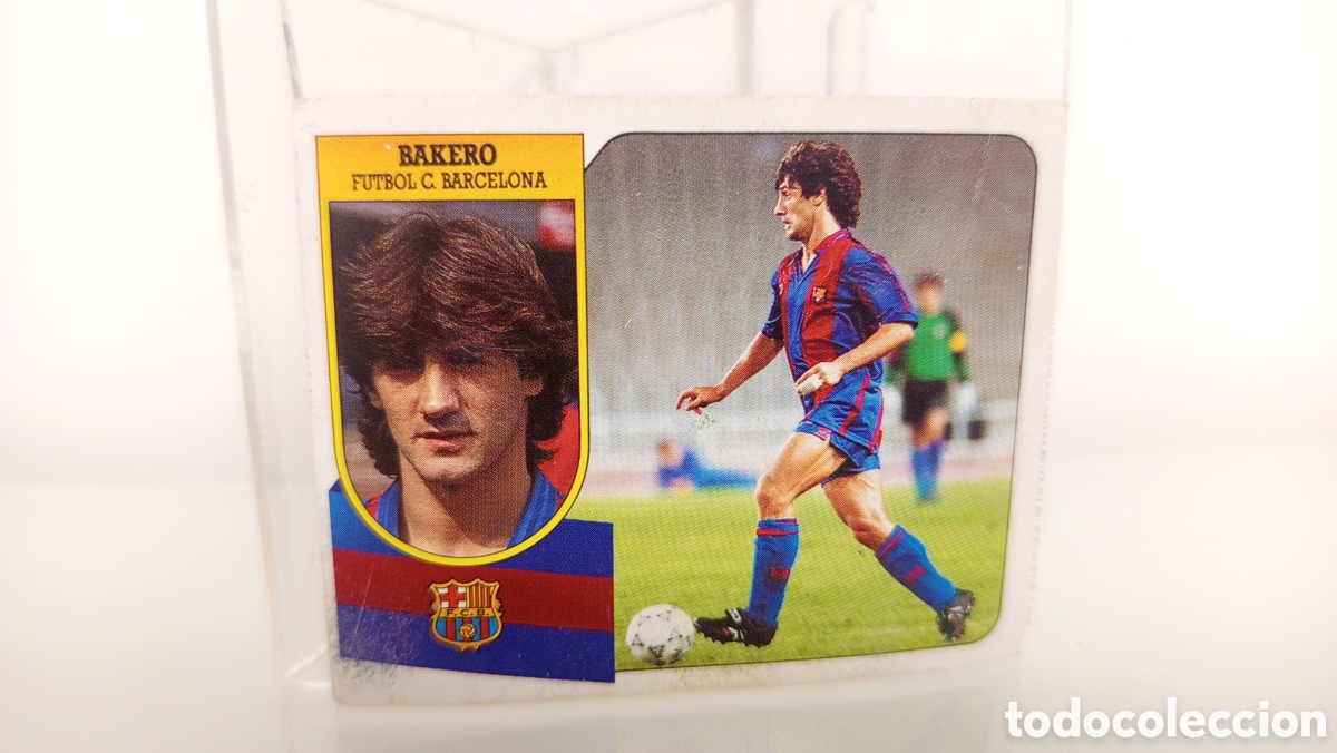 Cromos de F&uacute;tbol: ❇️ CROMO STICKER BAKERO BARCELONA 91 92 1991 1992 ESTE DESPEGADO ❇️