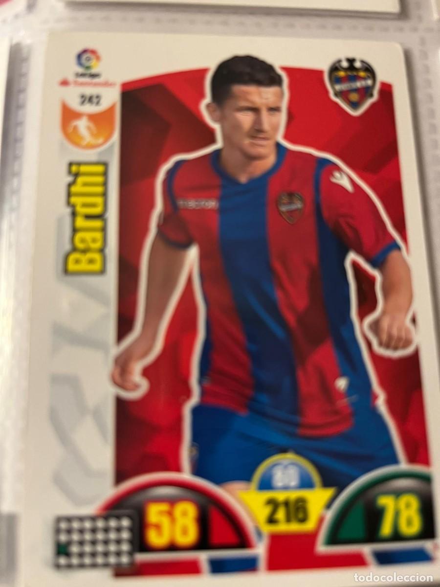 Figurine di Calcio: LEVANTE U.D. N&ordm; 242 BARDHI LIGA 2017 2018