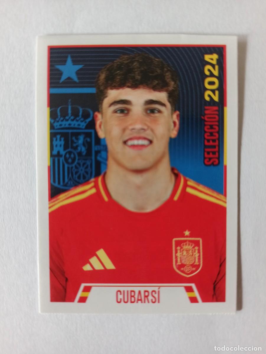 Figurine di Calcio: CROMO ROOKIE PAU CUBARS&Iacute; ESPA&Ntilde;A SPAIN BARCELONA BAR&Ccedil;A - SELECCI&Oacute;N ESPA&Ntilde;OLA 2024 EURO PANINI JUG&Oacute;N