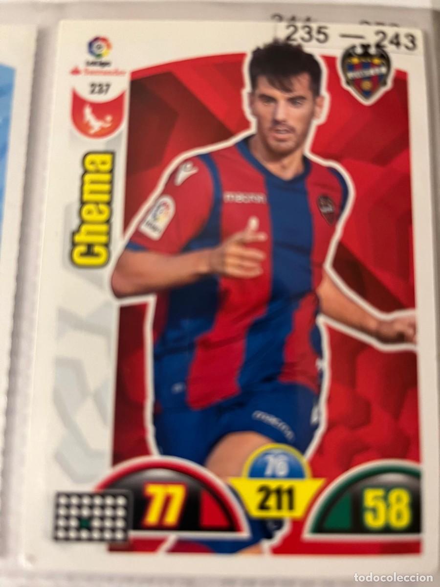 Figurine di Calcio: LEVANTE U.D. N&ordm; 237 CHEMA LIGA 2017 2018