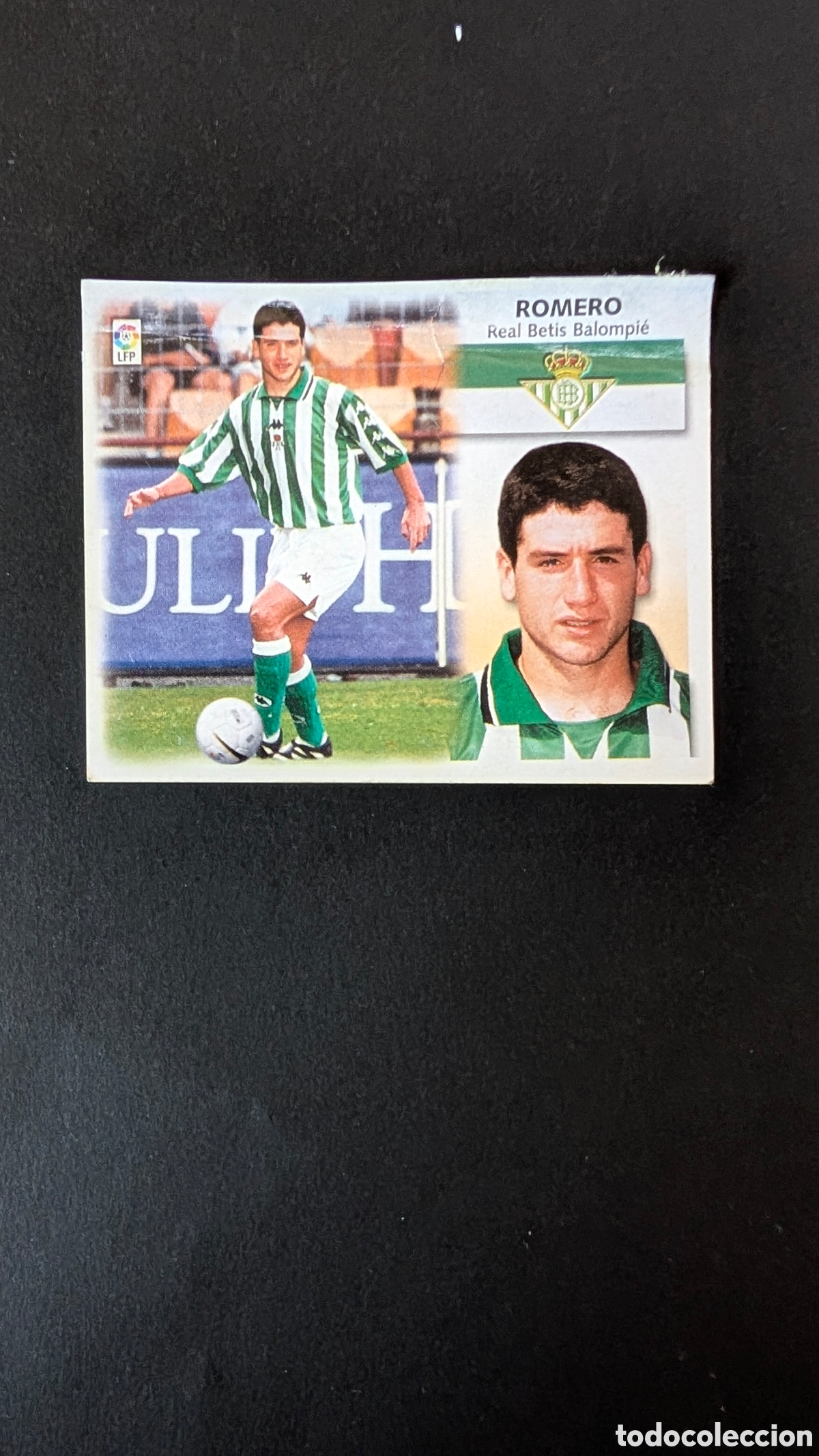 Cromos de F&uacute;tbol: ROMERO BETIS FICHAJE 7 BIS LIGA ESTE 1999/00 99 00 VENTANILLA