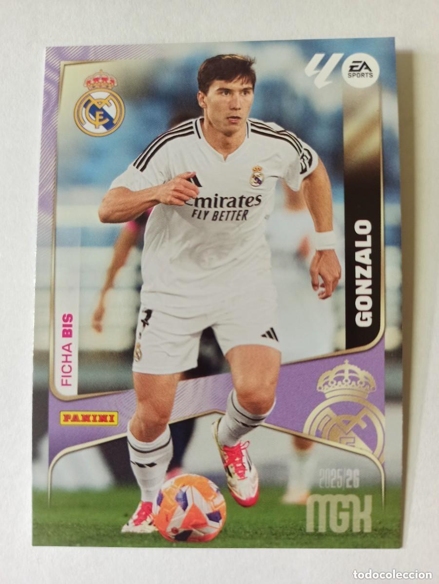 Cromos de f&uacute;tbol: ROOKIE CARD 233 BIS 233BIS GONZALO GARC&Iacute;A REAL MADRID - LIGA MEGACRACKS MGK PANINI 2025 2026 25 26