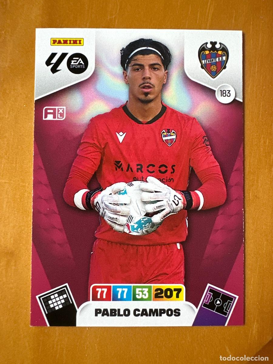 Fu&szlig;ball-Sticker: 183 Pablo Campos, Levante UD, Panini Adrenalyn XL La Liga 2025 2026 25 26
