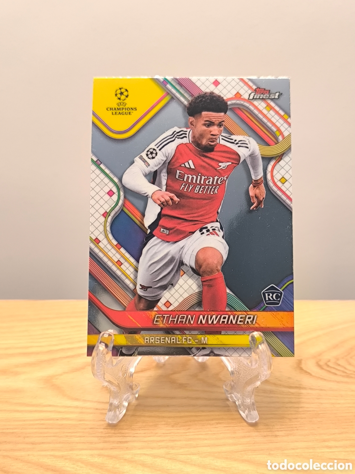 Cromos de F&uacute;tbol: Nwaneri rookie card Topps Finest