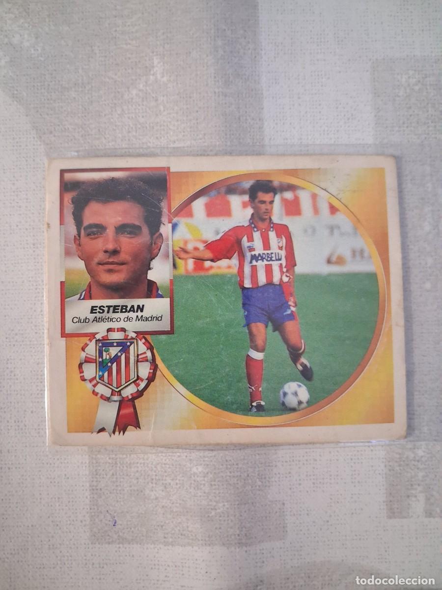 Fu&szlig;ball-Sticker: Ediciones Este Liga 1994 1995 94 95 Sin Pegar Ultimos Fichajes 33 Esteban Atletico de Madrid