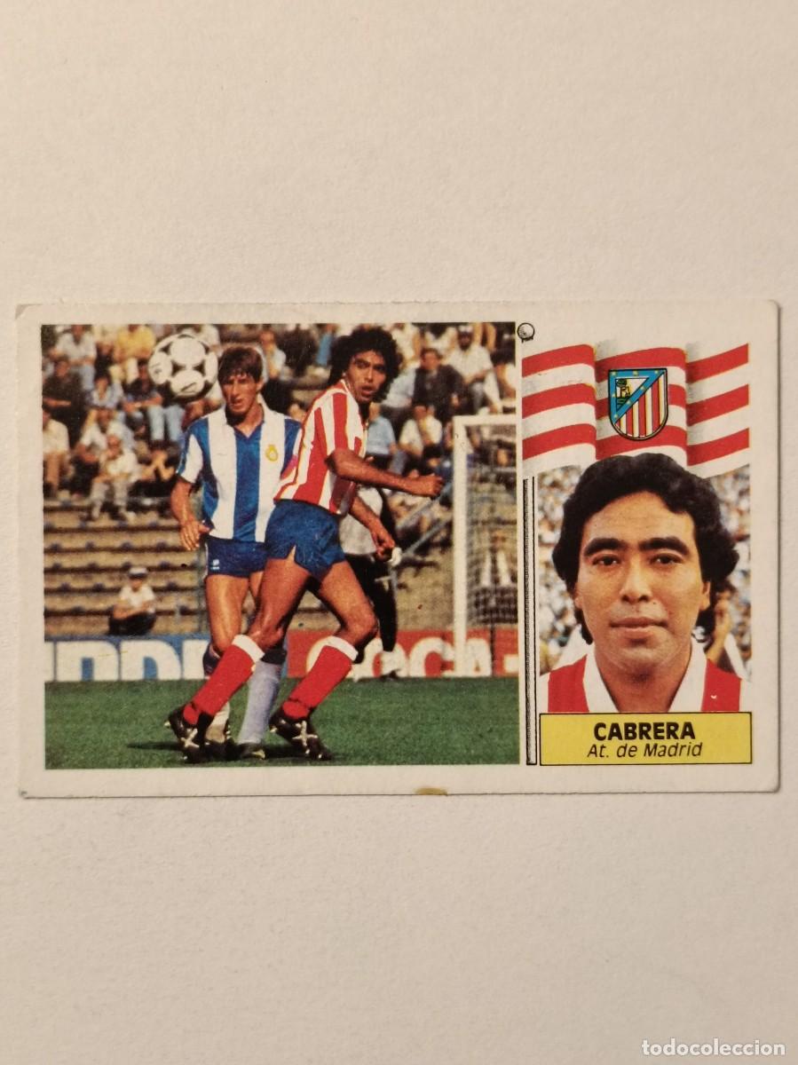 Cromos de Futebol: CABRERA (BAJA) ATLETICO DE MADRID LIGA 86/87 ESTE