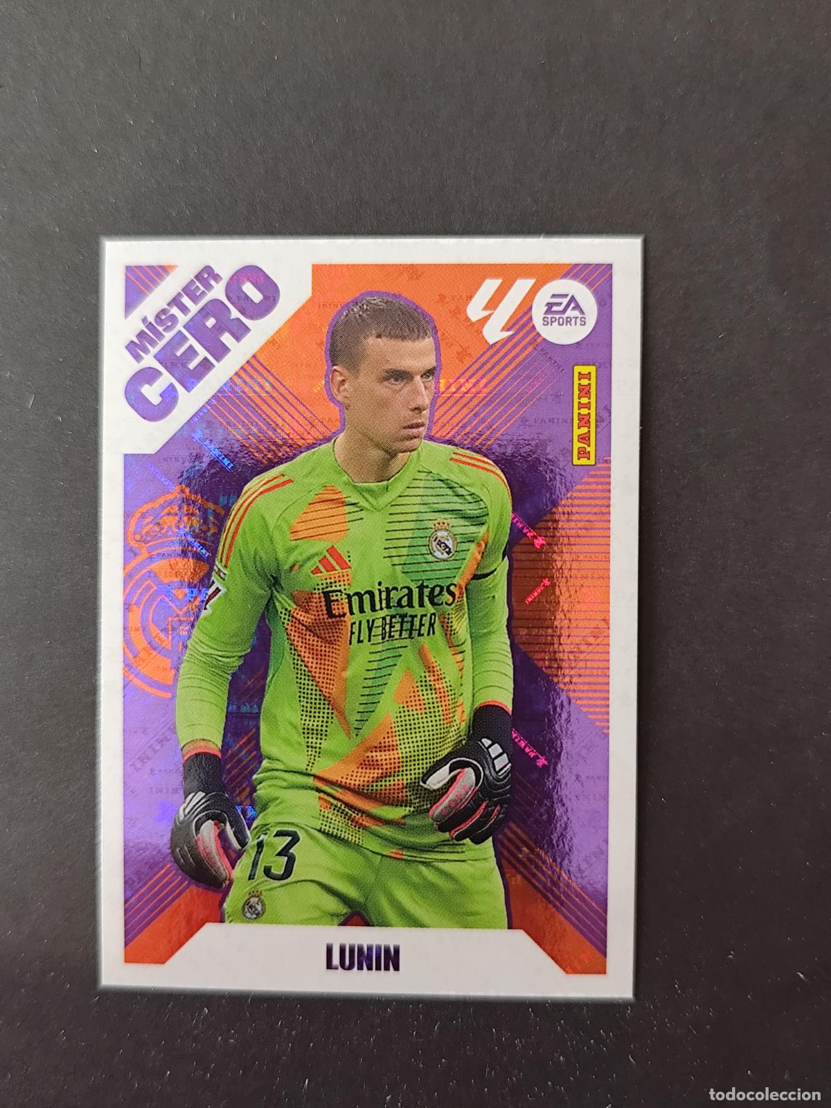 Cromos de f&uacute;tbol: 7 LUNIN REAL MADRID M&Iacute;STER CERO LIGA ESTE 2025 2026 25 26 PEDIDO M&Iacute;NIMO 2&euro;