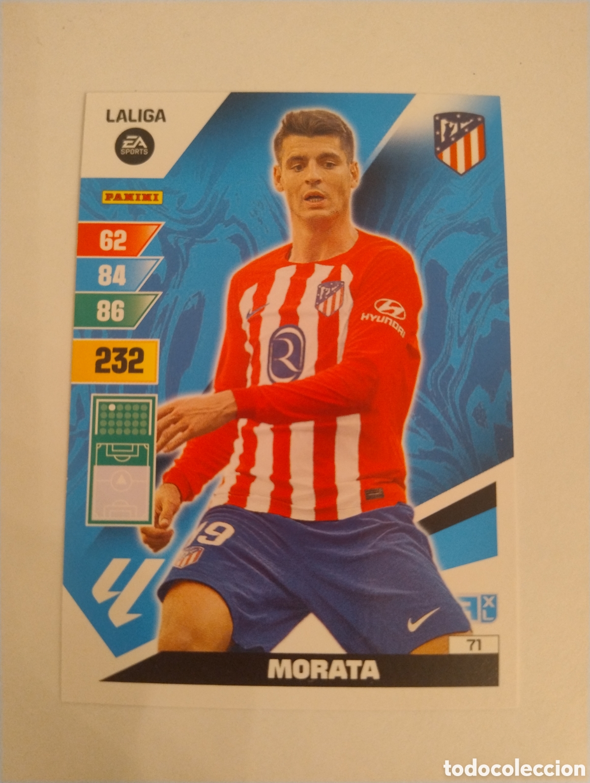 Cromos de Futebol: 71 - Morata - Atl&eacute;tico de Madrid - Adrenalyn XL Liga 2023 - 2024