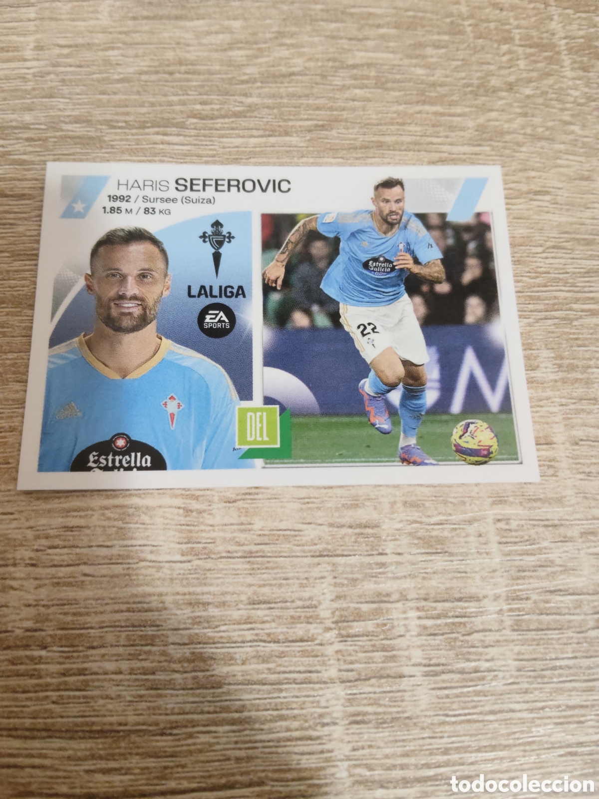 Cromos de F&uacute;tbol: Seferovic Celta de Vigo liga 2023 2024 23 24 ediciones este