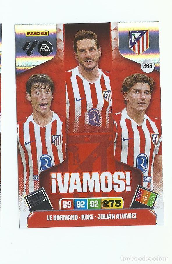 Fu&szlig;ball-Sticker: ADRENALYN 2025/2026 363 AT.MADRID &rdquo;&rdquo;VAMOS&rdquo;&rdquo;&rdquo; NUEVO PERFECTO