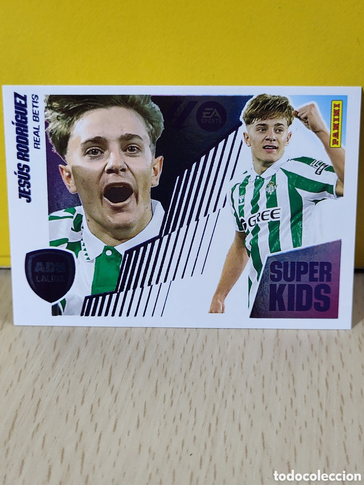 Cromos de F&uacute;tbol: JESUS RODRIGUEZ REAL BETIS SUPER KIDS N&ordm; 13 LIGA ESTE 25 26 2025 2026 PANINI