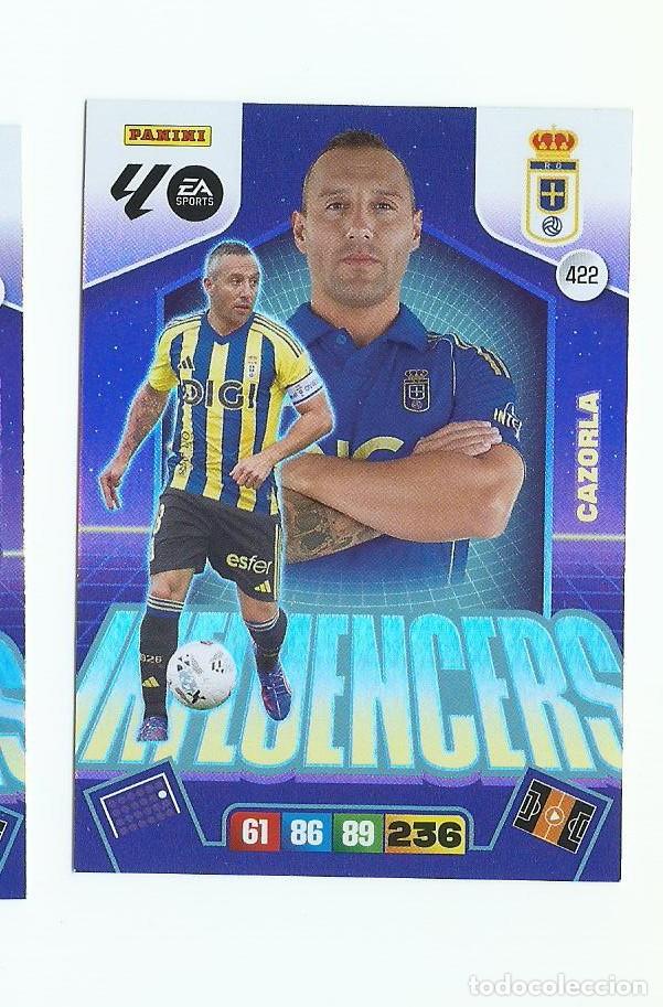 Figurine di Calcio: ADRENALYN 2025/2026 422 CAZORLA OVIEDO &rdquo;&rdquo;INFLUENCERS &rdquo;&rdquo;&rdquo; NUEVO PERFECTO