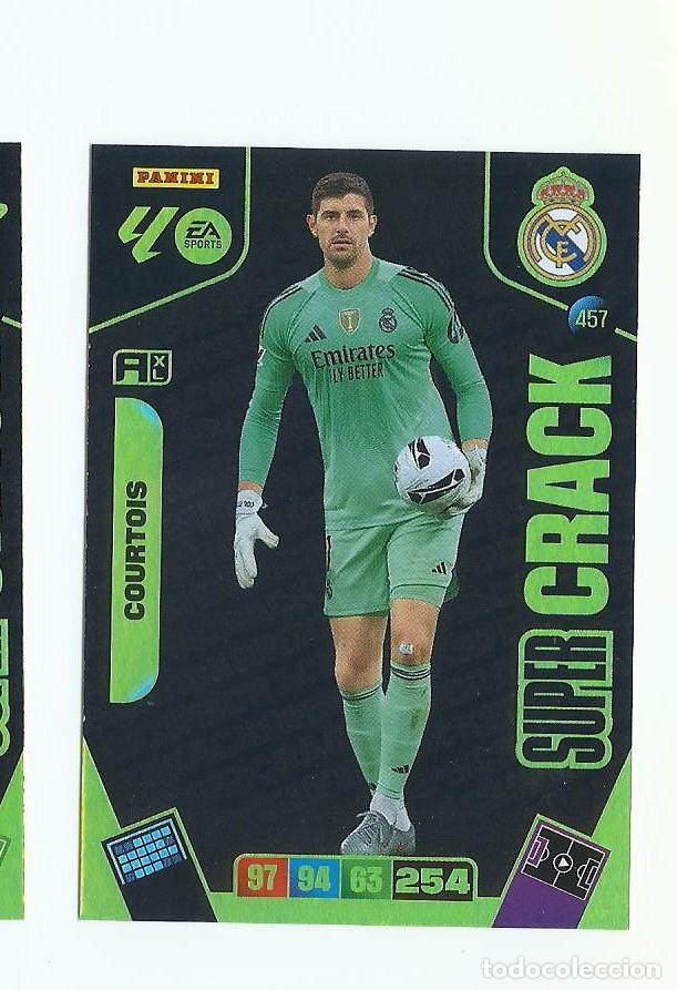 Cromos de F&uacute;tbol: ADRENALYN 2025/2026 457 COURTOIS MADRID &rdquo;&rdquo;&rdquo;SUPER CRACK &rdquo;&rdquo;&rdquo; NUEVO PERFECTO