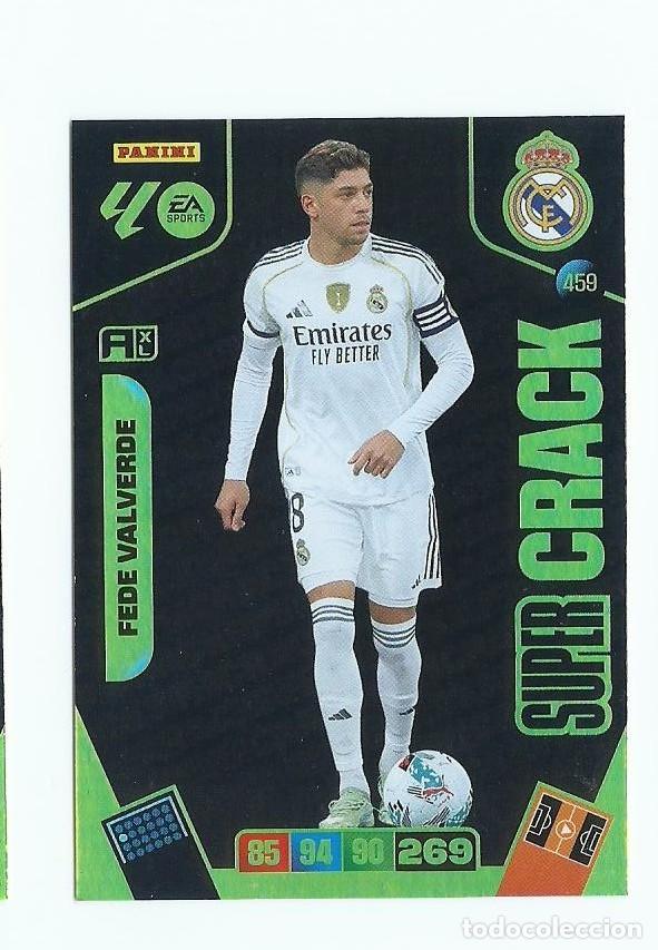 Figurine di Calcio: ADRENALYN 2025/2026 459 VALVERDE MADRID &rdquo;&rdquo;&rdquo;SUPER CRACK &rdquo;&rdquo;&rdquo; NUEVO PERFECTO