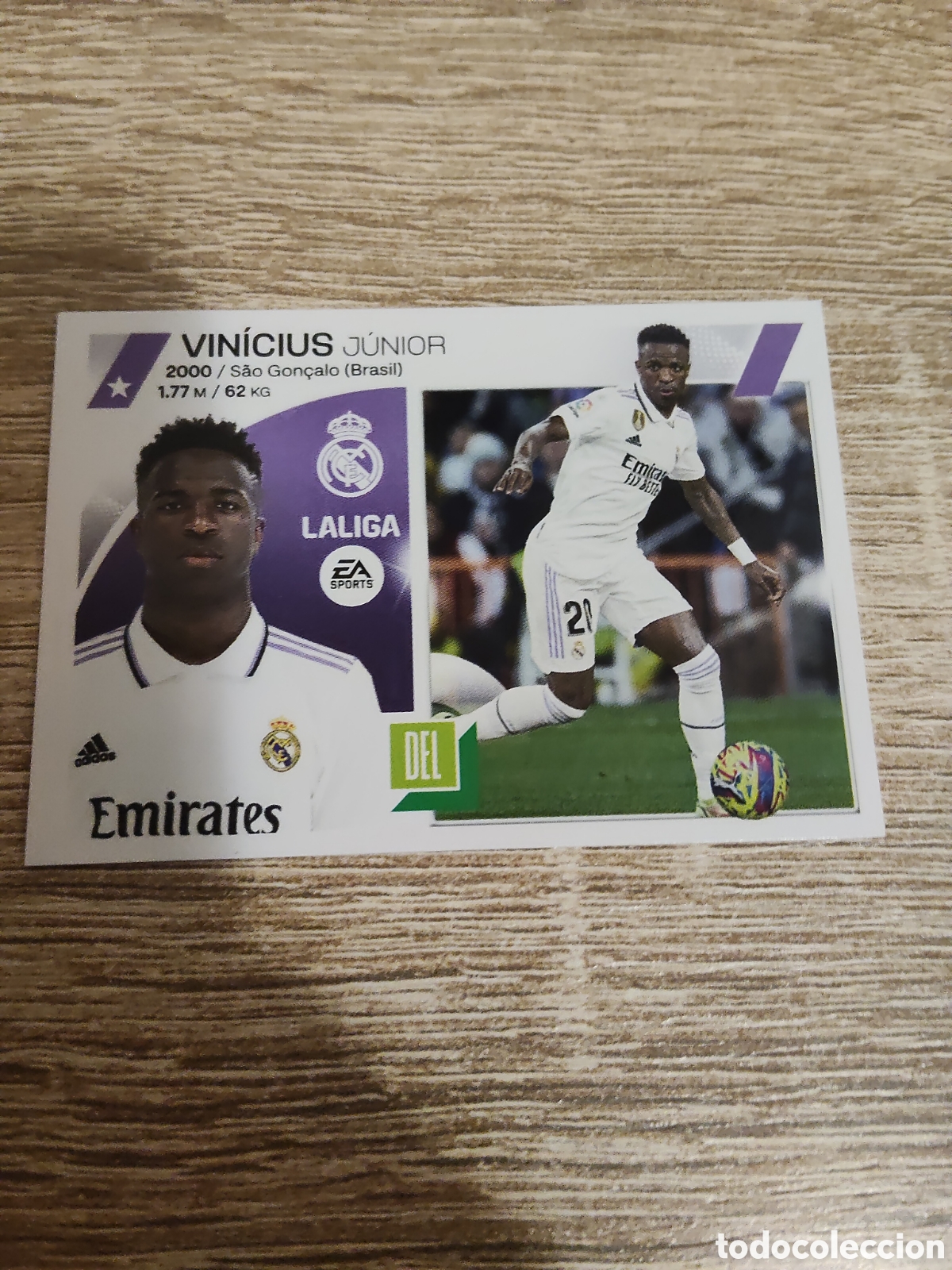 Cromos de F&uacute;tbol: Vinicius Real Madrid liga 2023 2024 23 24 ediciones este