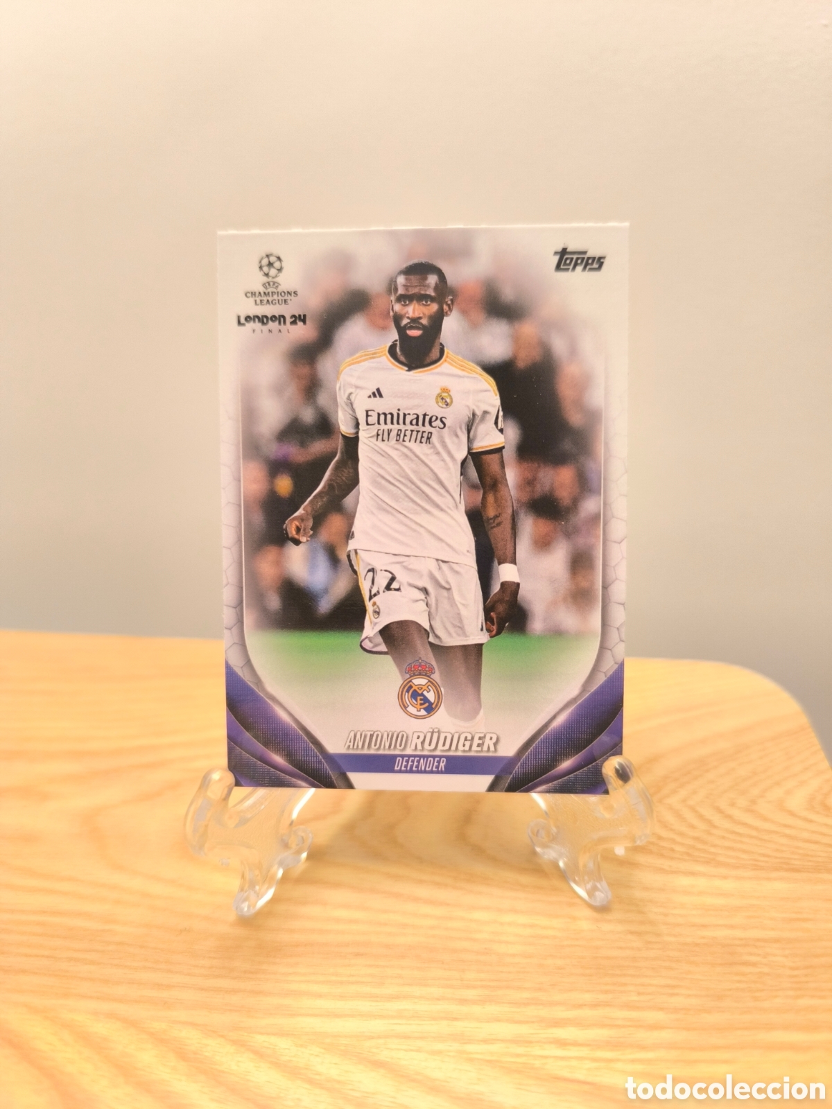 Cromos de f&uacute;tbol: Rudiger Topps Real Madrid