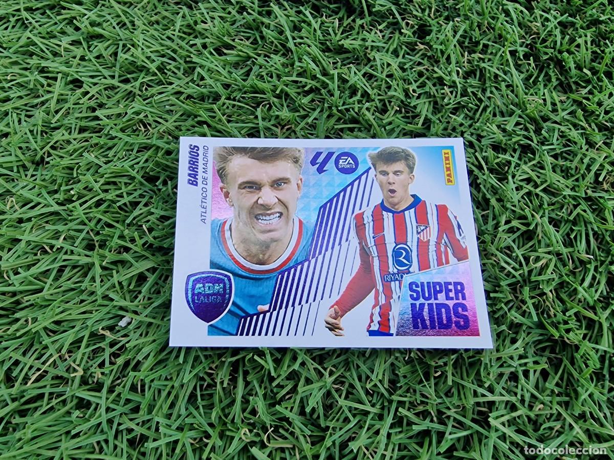 Figurine di Calcio: BARRIOS 3 SUPER KIDS ATL&Eacute;TICO DE MADRID LIGA ESTE 2025 2026 25 26 PANINI LALIGA EA SPORTS