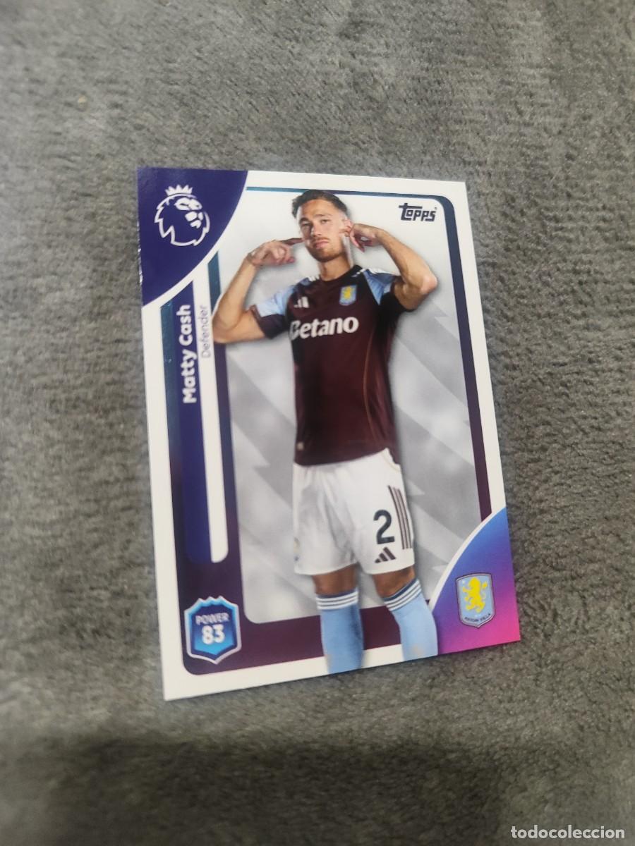 Cromos de f&uacute;tbol: 23 PREMIER LEAGUE ATTAX 25/26 MATTY CASH ASTON VILLA BASE CARD 2025 2026 TOPPS CARDS