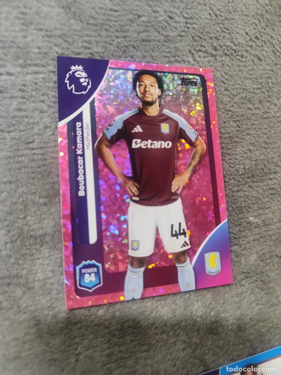 Football Stickers: 25 PREMIER LEAGUE ATTAX 25/26 KAMARA ASTON VILLA 2025 2026 TOPPS PARALELA PARALLEL NUMERADA /399