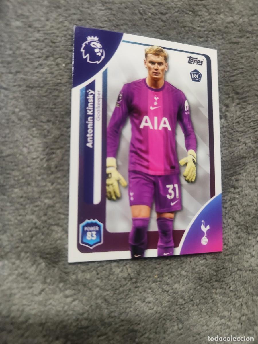 Football Stickers: 254 PREMIER LEAGUE ATTAX 25/26 ANTON&Iacute;N KINSK&Yacute; RC ROOKIE TOTTENHAM HOTSPUR BASE CARD 2025 2026 TOPPS