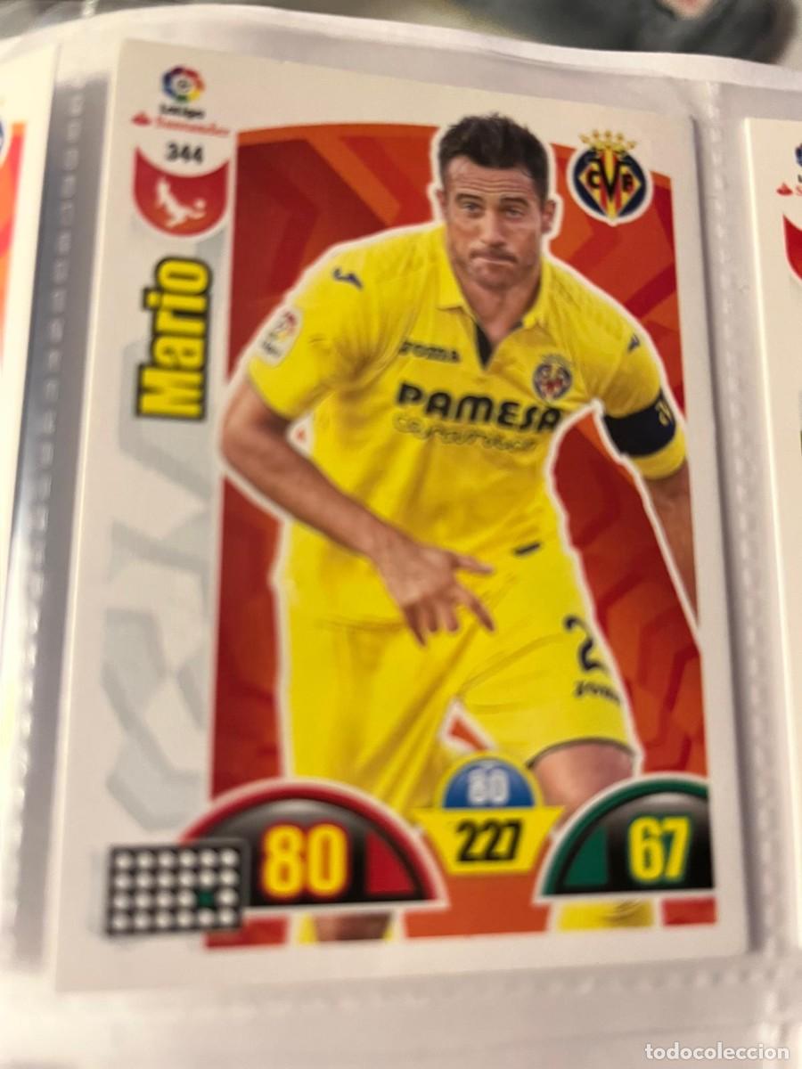 Fu&szlig;ball-Sticker: VILLARREAL C.F. N&ordm; 344 MARIO LIGA 2017 2018