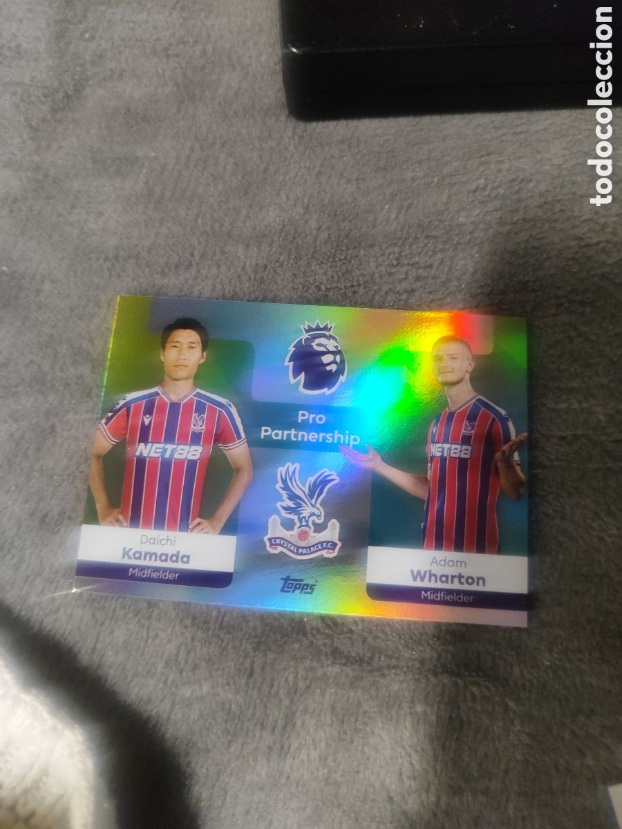 Cromos de Futebol: 368 PREMIER LEAGUE ATTAX 25/26 DAICHI KAMADA / ADAM WHARTON CRYSTAL PALACE PRO PARTNERSHIP 2025 2026