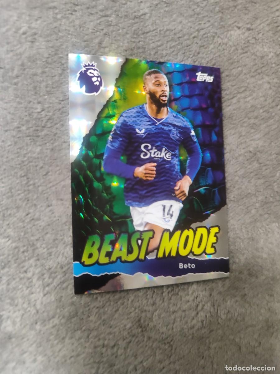 Football Stickers: 428 PREMIER LEAGUE ATTAX 25/26 BETO EVERTON BEAST MODE 2025 2026 TOPPS