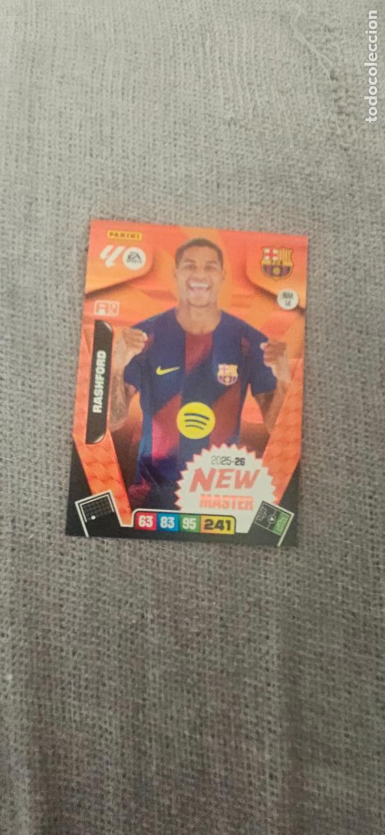 Cromos de F&uacute;tbol: new master 14 rashford adrenalyn 2025 2026 25 26 trading card