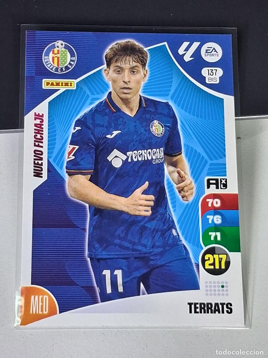 Fu&szlig;ball-Sticker: 137 BIS TERRATS NUEVO FICHAJE DEL GETAFE PANINI LIGA ADRENALYN XL 2024 2025 24 25