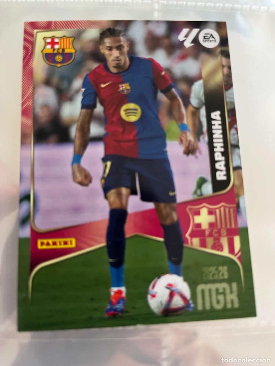 Cromos de F&uacute;tbol: MEGACRACKS MGK 2025 2026 25 26 PANINI N&ordm; 90 RAPHINHA BARCELONA