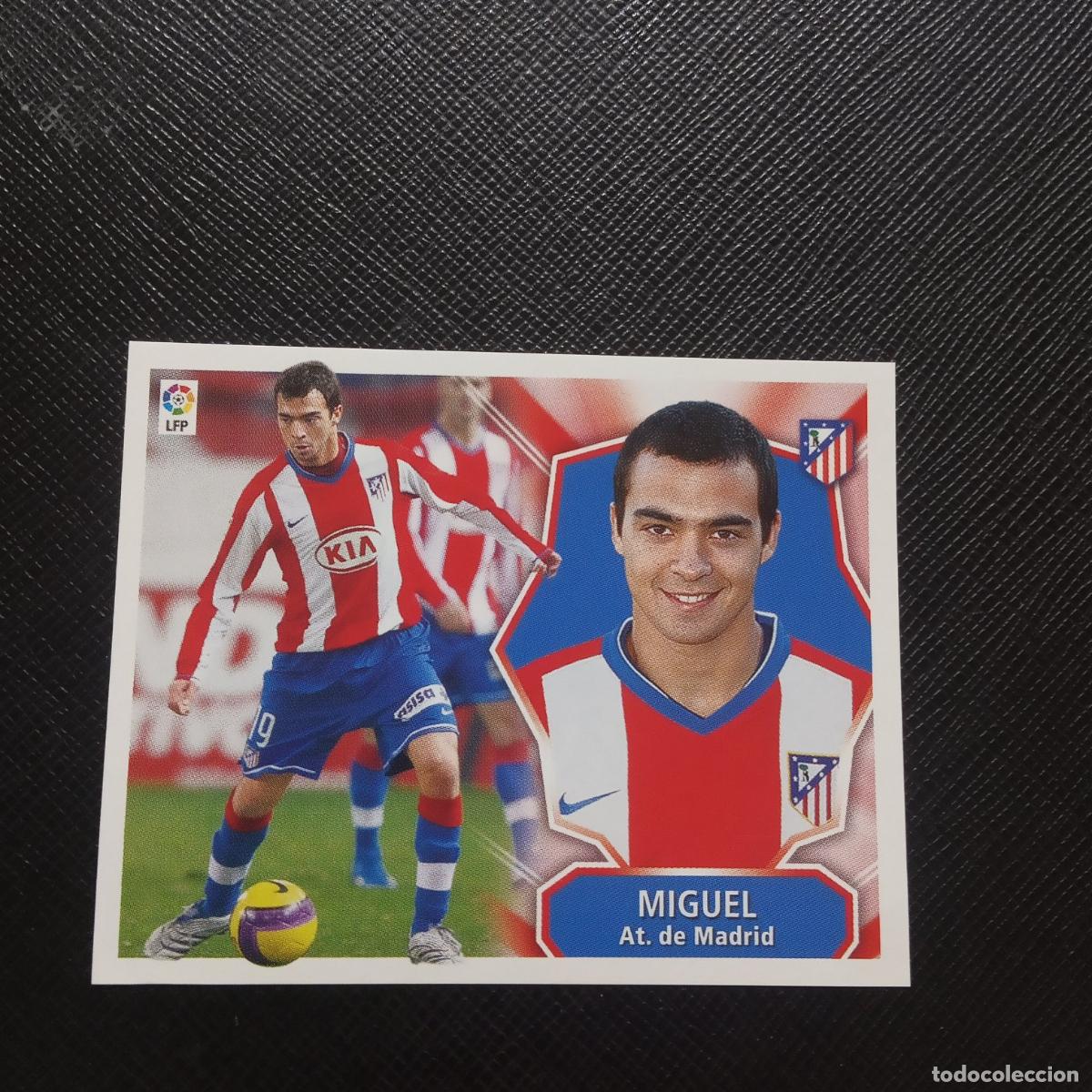 Football Stickers: MIGUEL AT MADRID ESTE 2008 2009 CROMO FUTBOL LIGA 08 09 - SIN PEGAR - A201 PG4
