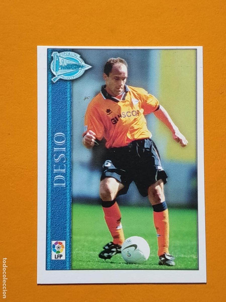 Fu&szlig;ball-Sticker: 119 DESIO. DEPORTIVO ALAV&Eacute;S. LAS FICHAS DE LA LIGA 2001. MUNDICROMO