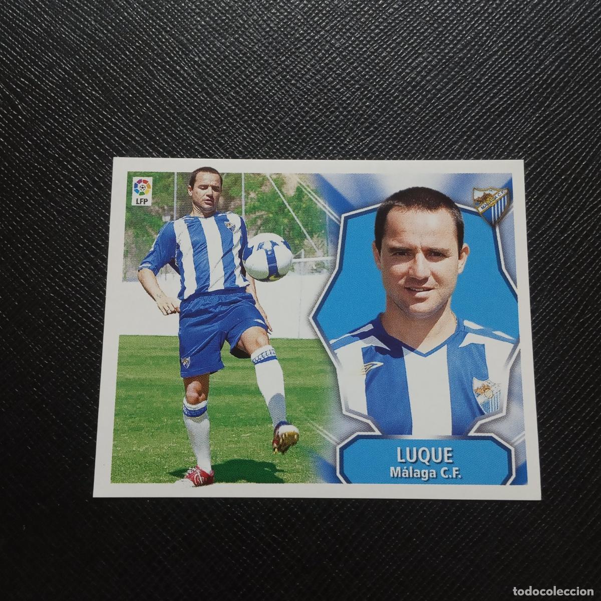 Figurine di Calcio: LUQUE MALAGA ESTE 2008 2009 CROMO FUTBOL LIGA 08 09 - SIN PEGAR - A201 PG14 COLOCA