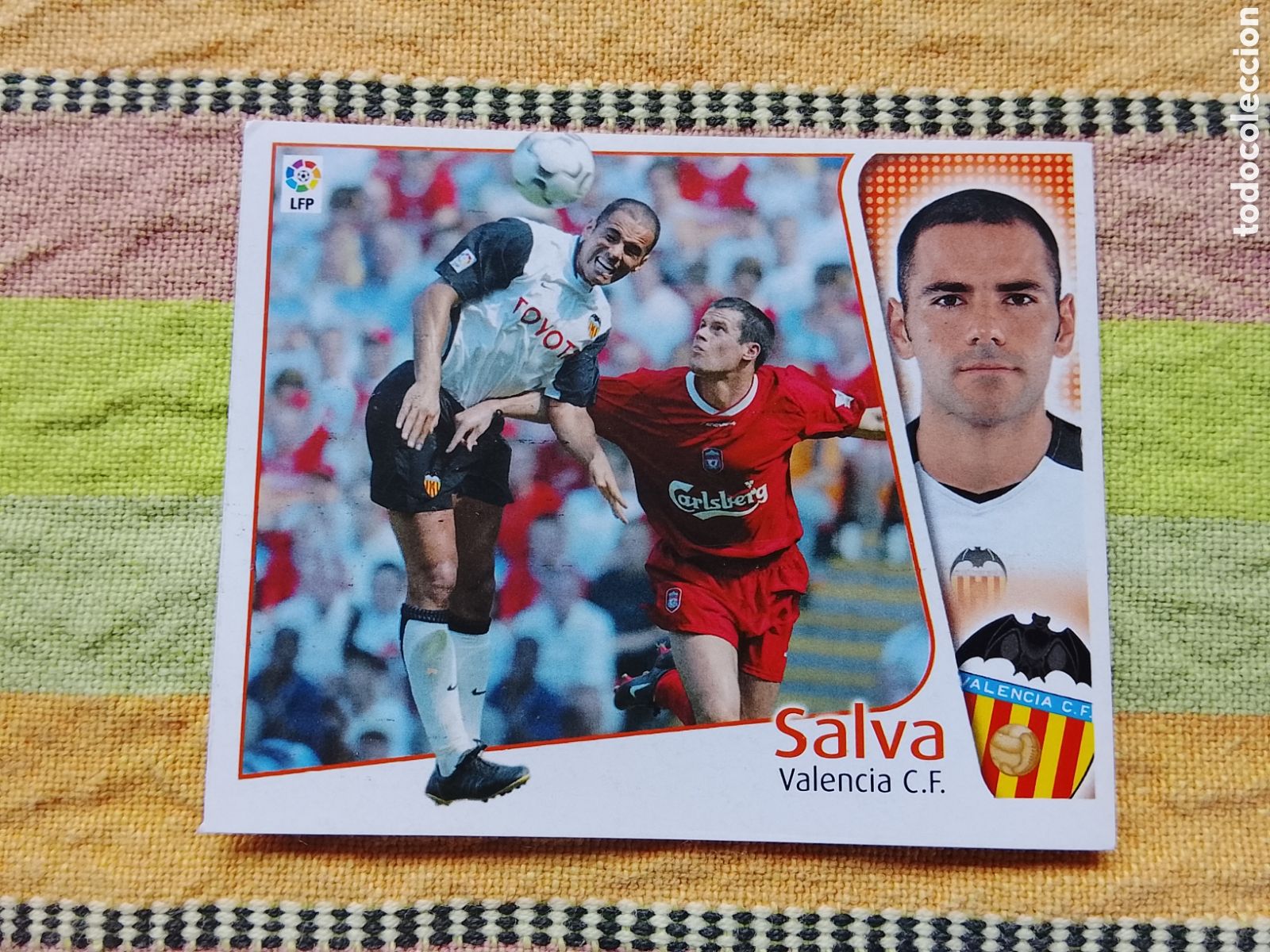 Cromos de F&uacute;tbol: Salva Valencia CF Liga Este 2004-05