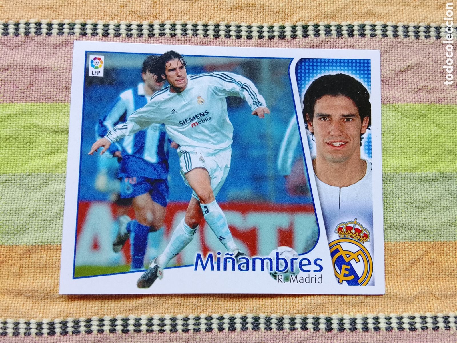 Fu&szlig;ball-Sticker: Mi&ntilde;ambres R. Madrid Liga Este 2004-05