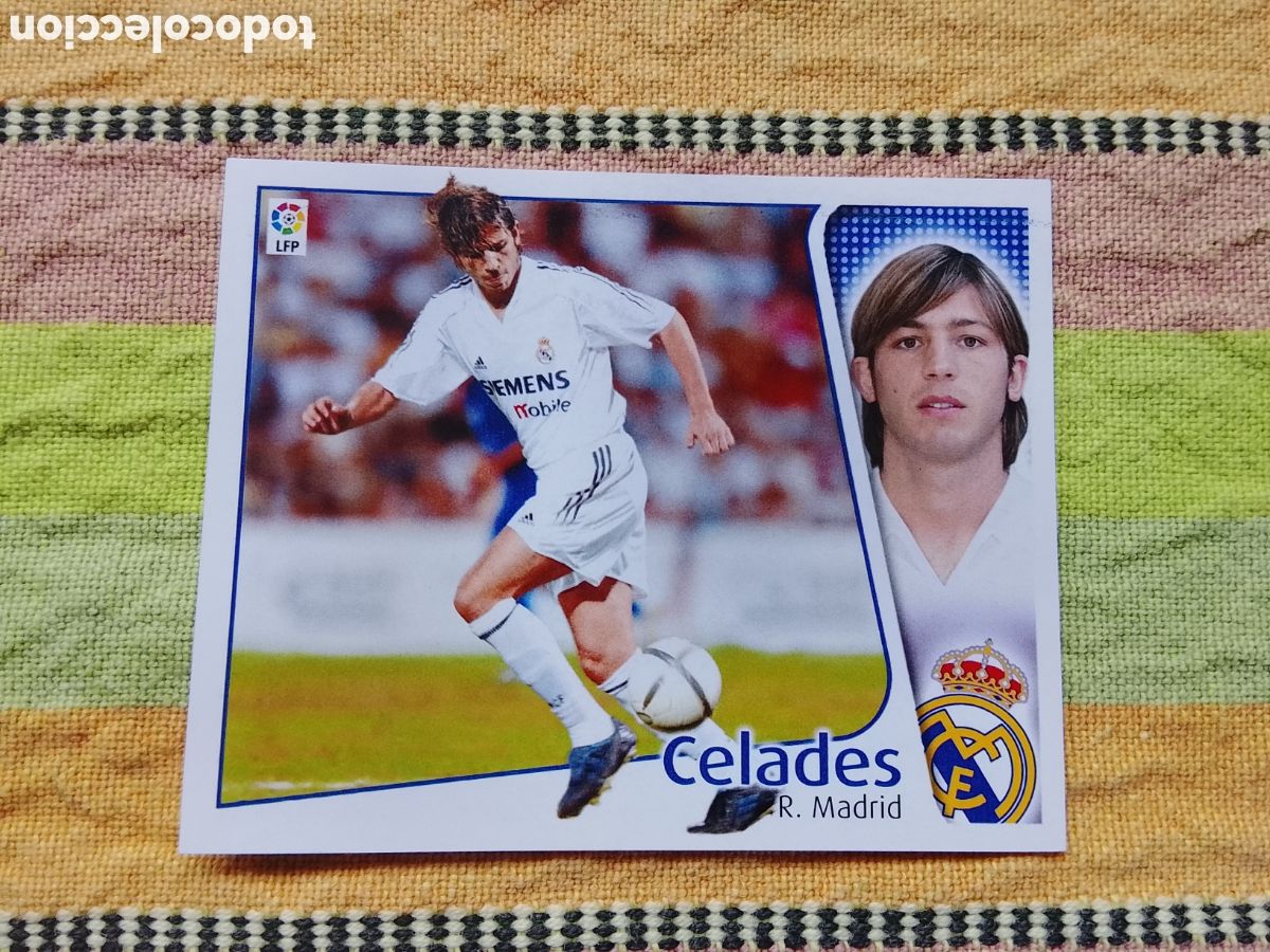 Fu&szlig;ball-Sticker: Celades R Madrid Liga Este 2004-05