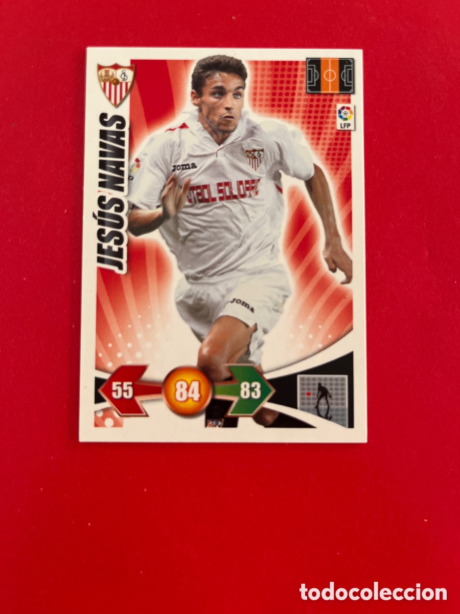 Figurine di Calcio: JESUS NAVAS SEVILLA 228 ADRENALYN 2009 2010 PANINI XL 09 10 CROMOS CARTA FUTBOL