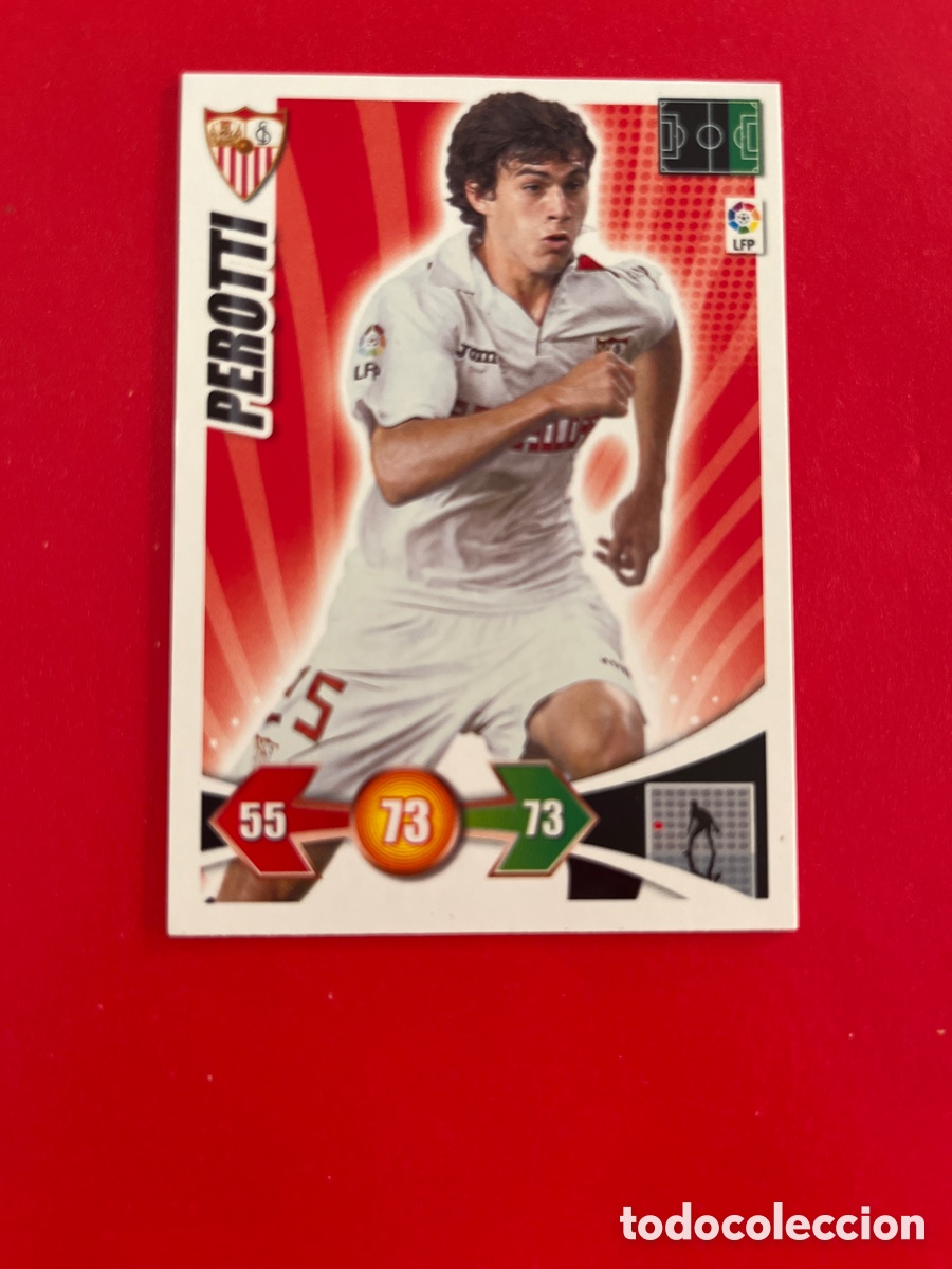 Figurine di Calcio: PEROTTI SEVILLA 234 ADRENALYN 2009 2010 PANINI XL 09 10 CROMOS CARTA FUTBOL