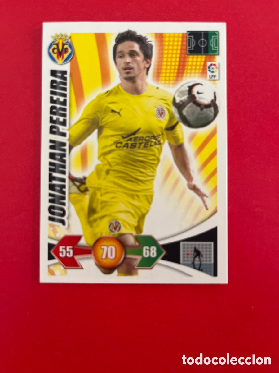 Figurine di Calcio: JONATHAN PEREIRA VILLARREAL C.F. 323 ADRENALYN 2009 2010 PANINI XL 09 10 CROMOS CARTA FUTBOL