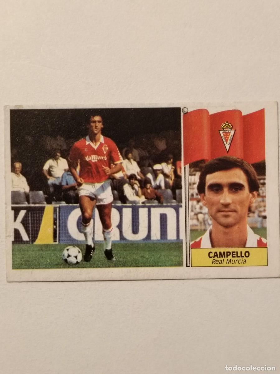 Fu&szlig;ball-Sticker: CAMPELLO (BAJA) REAL MURCIA LIGA 86/87 ESTE