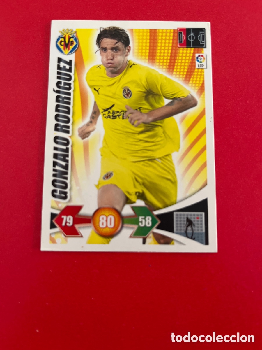 Cromos de F&uacute;tbol: GONZALO RODRIGUEZ VILLARREAL C.F. 312 ADRENALYN 2009 2010 PANINI XL 09 10 CROMOS CARTA FUTBOL