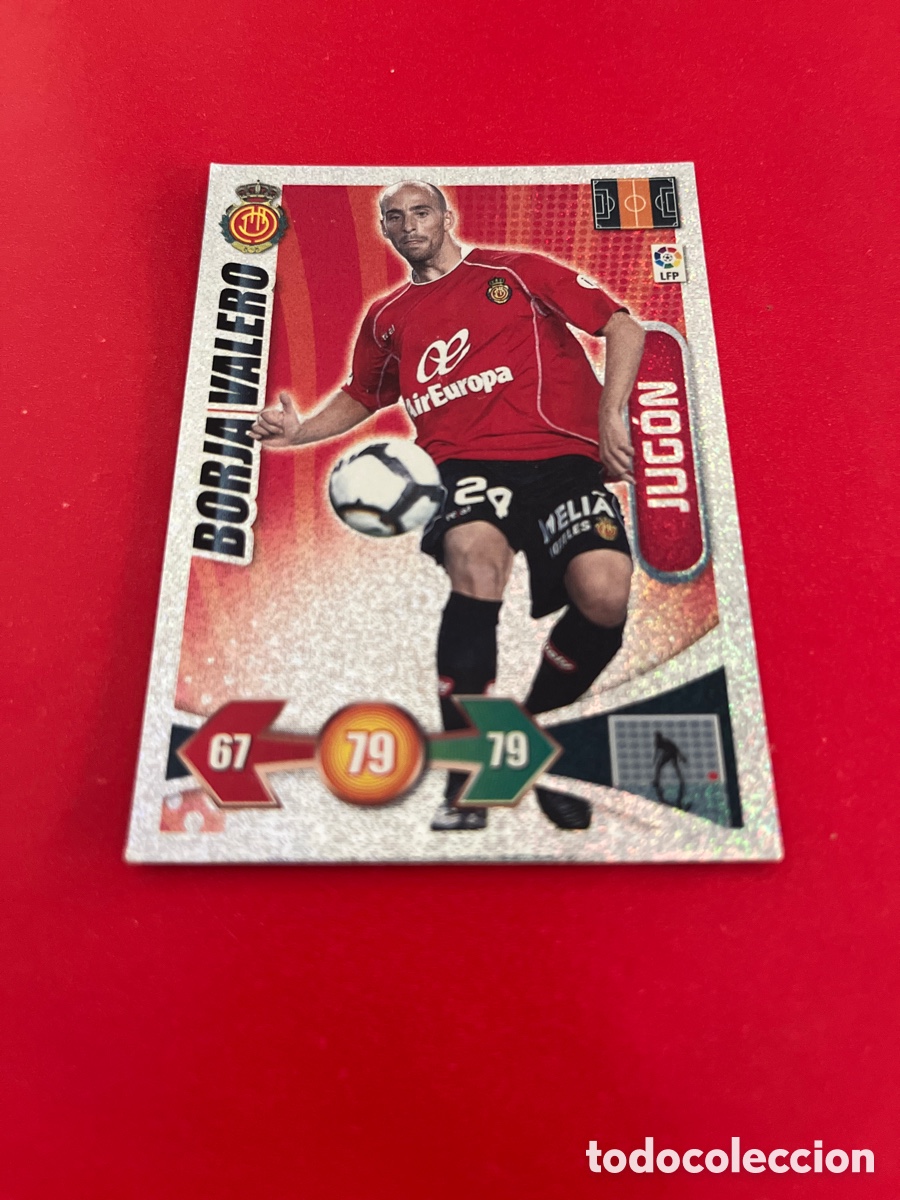 Football Stickers: BORJA VALERO JUGON MALLORCA 370 ADRENALYN 2009 2010 PANINI XL 09 10 CROMOS CARTA FUTBOL